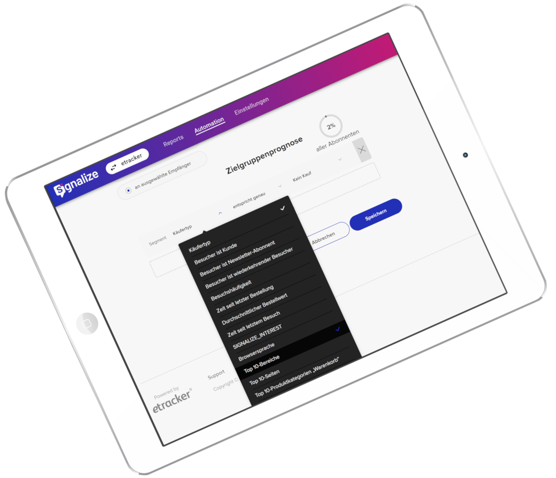 tablet mockup screen
